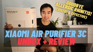 XIAOMI AIR PURIFIER 3C UNBOXING, REVIEW & TEST | Goodbye Allergic Rhinitis & Morning Sneezes!
