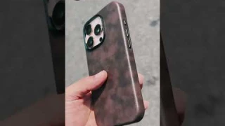 Cow Leather Case iPhone 16 Pro Max | Luxury Real Skin Magnetic Cover