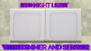 Led Night Light With Dimmer Review( link below to buy)