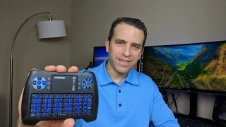 ANEWISH T16 2 4GHz Mini Wireless Keyboard with Touchpad Mouse Combo Review And Demo
