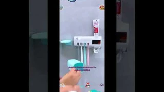 Smart uv toothbrush sterilizer with drying shelf #sterilization