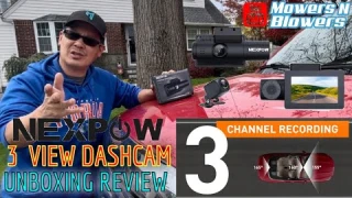 NEXPOW 3 CHANNEL FRONT CABIN REAR VIEW 4K NIGHT VISION INFRARED DVR AUDIO VIDEO DASH CAM CAMERA