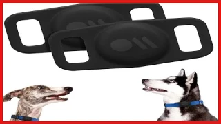 Case Mate 2 Pack Protective AirTag Case for Dog Collar, Anti Lost AirTag Loop for Dog GPS Tracker,