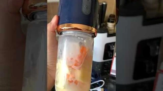 Spot 6 blade portable wireless juice blender juicer. Usb rechargeable. #juiceblender #miniblender