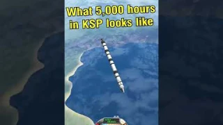 What 5000 hours in Kerbal Space Program Looks Like - Matt Lowne #Shorts