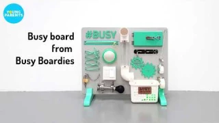 Sensory toy review: Busy board by Busy Boardies