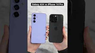 Samsung Galaxy A54 vs iPhone 14 Pro Camera Comparison
