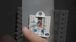 Traditional thermostat color code. #diy #hvactech #hvacmaintenance