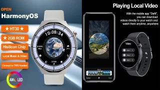 🔥 HT30 Smart Watch Review 2024 | AMOLED Display, NFC, Bluetooth Calls & More! 💥 Only $45.79!