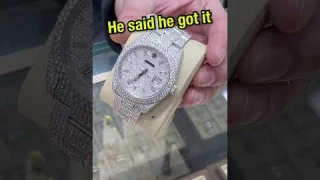 REAL or FAKE Diamonds on Rolex Bust out?!