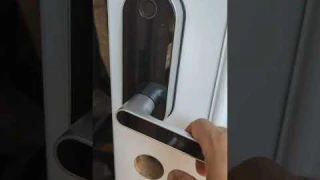 sifely s smart lock Bluetooth door knob installed