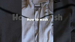 How To Wash Your Nike Tech Fleece CORRECTLY #shorts #niketechfleece #nike