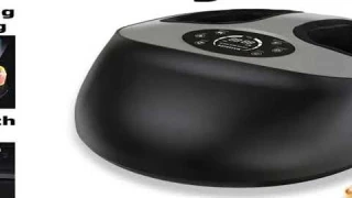 Smart Airbag Foot Massager with Remote Control Heated Pneumatic Stretching Wrap Balance Well Being