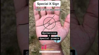 Palmistry - special X sign powers #palm #reading #reels #videos #rich #x #shorts #wealth