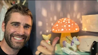 ★★★★★ Review of KAiSnova Mushroom Lamp Small Bedside Table Lamp, Pink Ceramics Mushroom