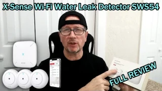 X-Sense Wi-Fi Water Leak Detector With 3 Water Detectors And Free App, Model SWS54, FULL REVIEW