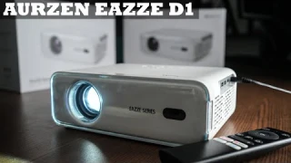 Can a $100 Projector replace your TV? Aurzen EAZZE D1