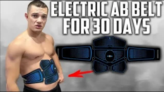 FOR 30 DAYS I WORE AN ELECTRIC AB BELT! ARE MUSCLE STIMULATORS A SCAM?