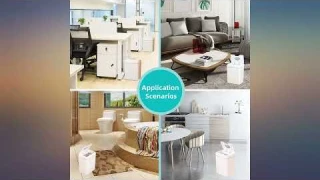 AREYCVK Smart trash can automatic induction kick type, Automatic Trash review