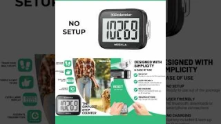 3D Pedometer for Walking Review 🚶 | Simple Step Counter with Large Display & Clip Lanyard