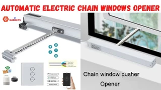 Automatic Electric Chain Windows Opener | Motorized Window Opener | Built in Motor Actuator Receiver