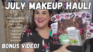BONUS Beauty Video! July Makeup HAUL!