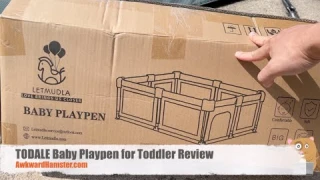 TODALE Baby Playpen for Toddler Review