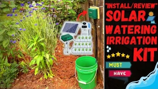 Solar Powered Auto Drip Irrigation System - Install & Review