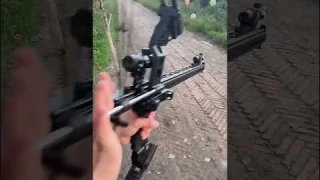 Steel Ball Semi-Automatic Compound Bow #compoundbow #archery #bowhunting#fyp #automatic #outdoors