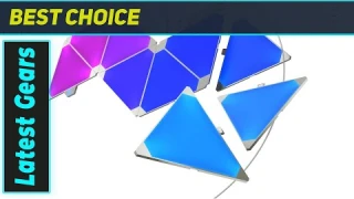 Nanoleaf Rhythm Edition WiFi Smart RGB 16M+ Color LED Dimmable Wall Lights - Best for Home Decor and