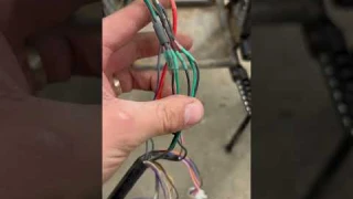 Ebike wiring throttle, 3 speed, voltage display #electricdirtbike #ebike