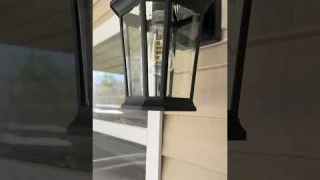 Motion Sensor Outdoor Wall Lantern  Review