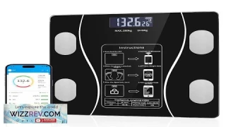 Smart Body Fat Scale with Led Display Digital Bathroom Scale Review