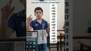 Abacus Amazing Fast Speed Calculation Video | Saksham Academy #maths #best #skills #kids #amazing