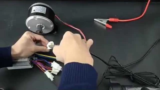 36V 500W Motor Brushed Speed Controller Box Throttle Grip for E-Bike