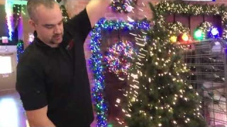 How To Add Cluster Twinkle Christmas Lights to a Christmas Tree