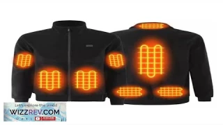 TENGOO HJ-08 Heated Jacket 8 Heating Zones Winter Smart USB Fleece Coat Review
