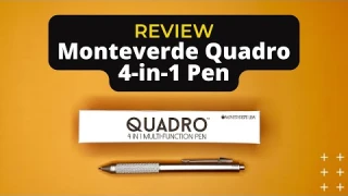 What is a gravity feed? Monteverde Quadro 4 in 1 Multi Pen Review