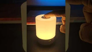 Touch Control Table Lamp USB Rechargeable Night Light with 3-Colors Desk Light