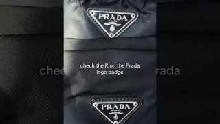 Quick hack to authenticate your Prada bag at home✨