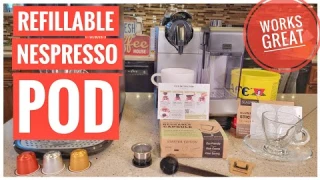 REVIEW Reusable Nespresso Original Line Pod HOW TO USE To Make Espresso In Delonghi Cafe Bustelo
