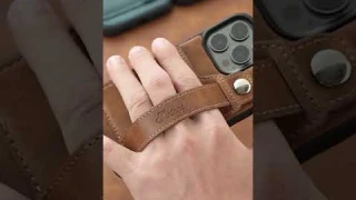 PU Leather Wallet Flip Stand Card Slot Wallet Case with Wrist Strap For iPhone 15 Series #Shorts