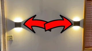 Lightess Indoor Wall Sconce Dimmable 10W, Modern LED Wall Lamp Black, Up Down Wall Mount - Review