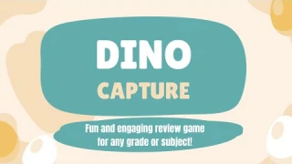 Dino Capture: Fun and Engaging Review Game for Any Grade or Subject!