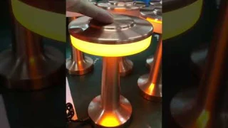 Metal Lamp Led Cordless Table Lamp Rechargeable Touch Desk Lamp For Dining Table Restaurant Bedroom