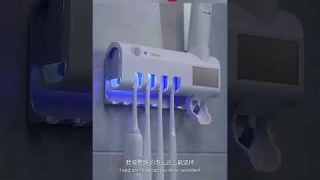 3 In 1 UV Light Ultraviolet Toothbrush Sterilizer Toothbrush Holder#shorts