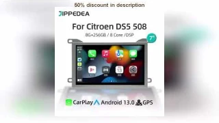 #Android 13.0 Car Multimedia Player CarPlay 4G WiFi GPS Navigation Bluetooth Stereo Audio Car Rad