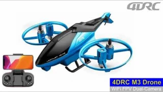 4DRC M3 Dual-Camera Double-Rotor Low Budget Drone – Just Released !