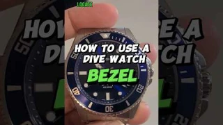 How to use a bezel on a dive watch? DIY - Easy to do tutorial in 30 seconds!