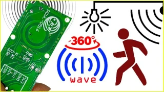 RCWL-0516 Microwave Radar Sensor Module Human Body Induction Switch Module || It detect 360° degree